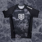 Black Wash Short Sleeve Rash Guard