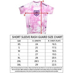 Cotton Candy Men's Short Sleeve Rash Guard