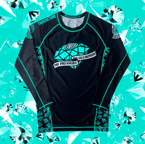 Diamonds Long Sleeve Rash Guard