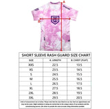 Cotton Candy Women's Short Sleeve Rash Guard