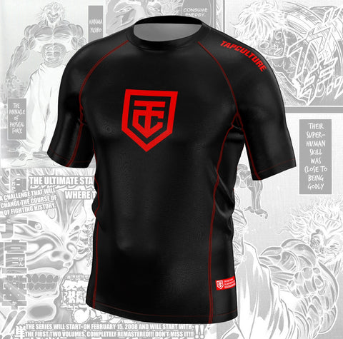 The Grappler Black Rash Guard