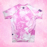 Cotton Candy Men's Short Sleeve Rash Guard